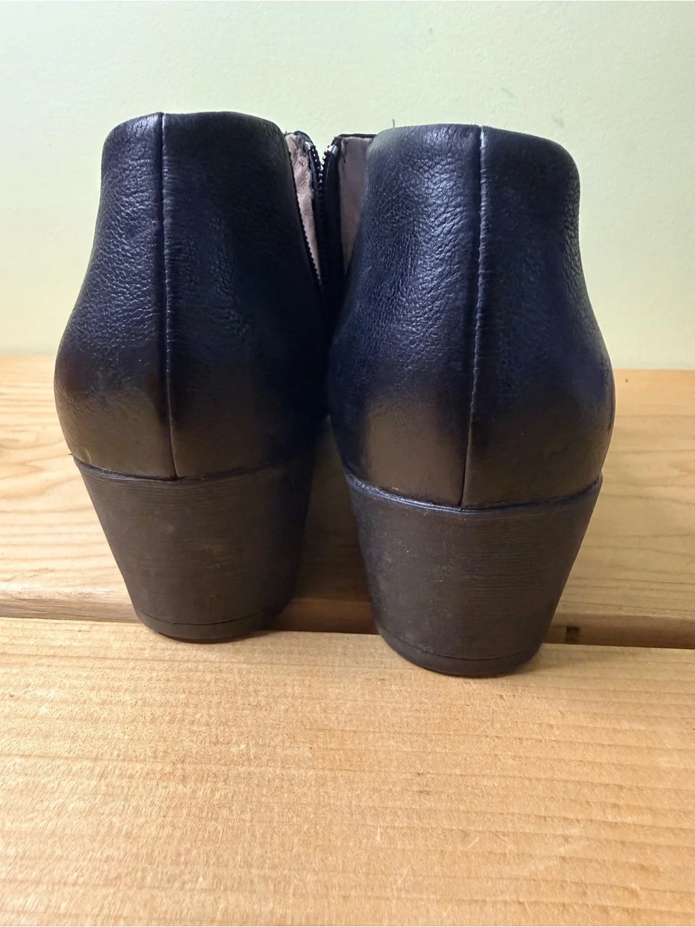 Dansko Raina Ankle Booties Womens 7.5 8 38 Black Leather Comfort Casual Bohemian